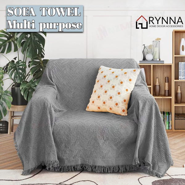 Sofa Blanket Sofa Cover, Grey * 4 Sizes
