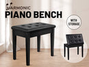 Piano Bench with Storage * 56 x 34 x 48-58 cm