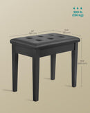 Piano Bench with Storage * 56 x 34 x 48-58 cm