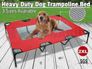 Heavy Duty Pet Dog Bed Trampoline Hammock Canvas * Red *3 Sizes