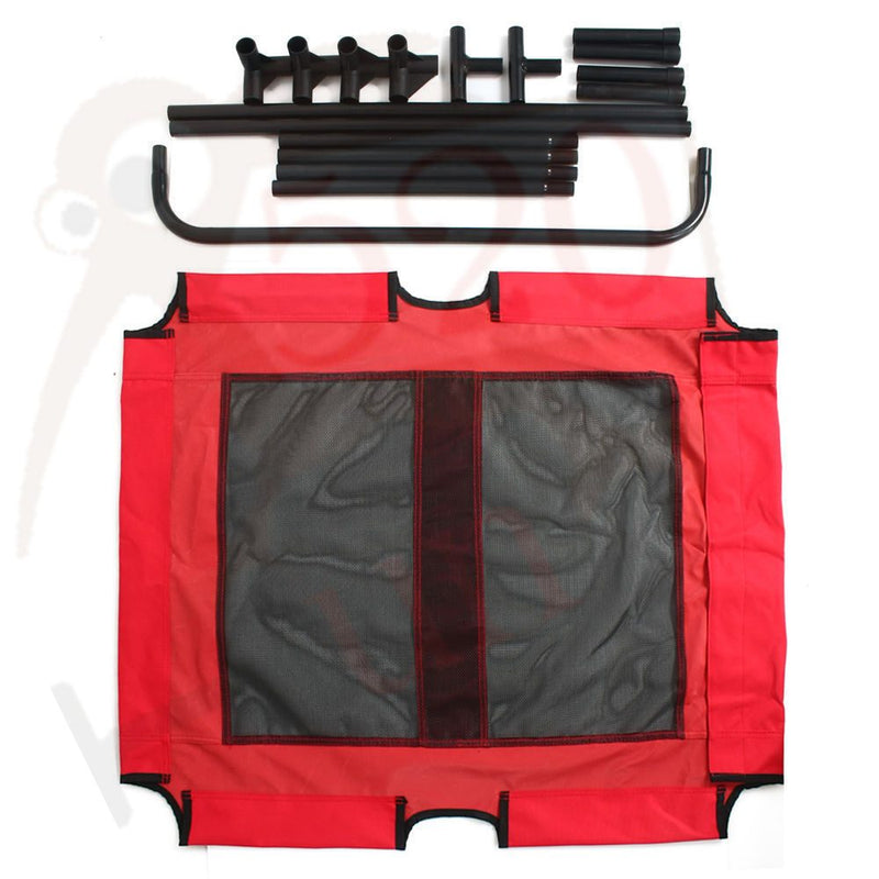 Heavy Duty Pet Dog Bed Trampoline Hammock Canvas * Red *3 Sizes