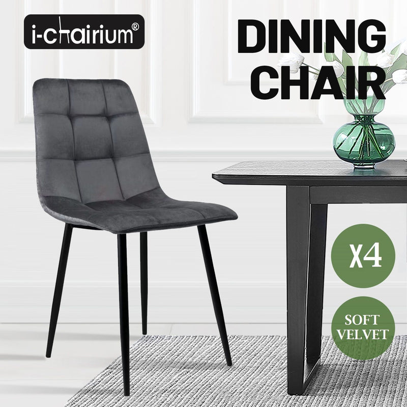 Dining Chairs Kitchen Velvet Chair * Available In Set Of 2 & 4