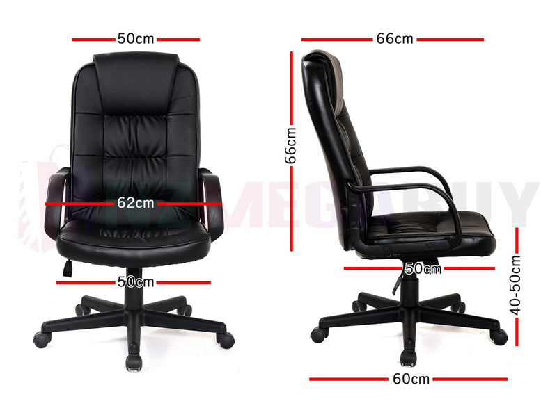 New Executive Premium PU Faux Leather Office Chair