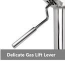 nzmegabuy chrome gas lift lever for adjustable velvet bar stool with smooth metallic finish