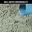 Bathroom rug water absorbent * Sage