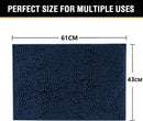 Bathroom rug water absorbent* Navy Blue