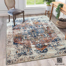 Vintage Floor Rug NZ – Washable Non-Slip Area Rug  | Soft Low Pile Carpet