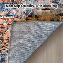 Vintage Floor Rug NZ – Washable Non-Slip Area Rug  | Soft Low Pile Carpet