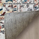 Vintage Floor Rug NZ – Washable Non-Slip Area Rug  | Soft Low Pile Carpet