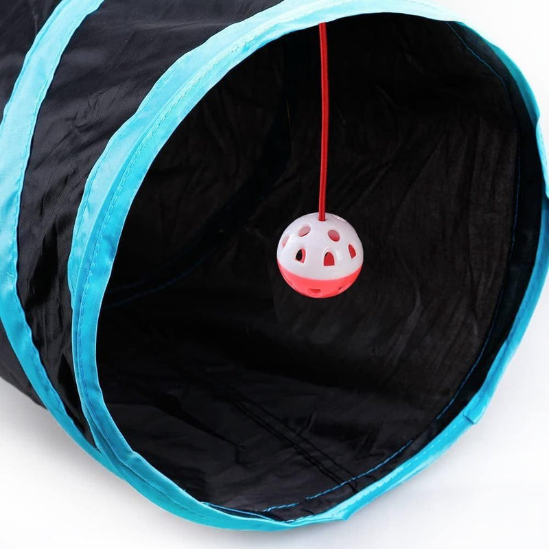 Cat Tubes and Tunnels Collapsible S-Shape  3 Way