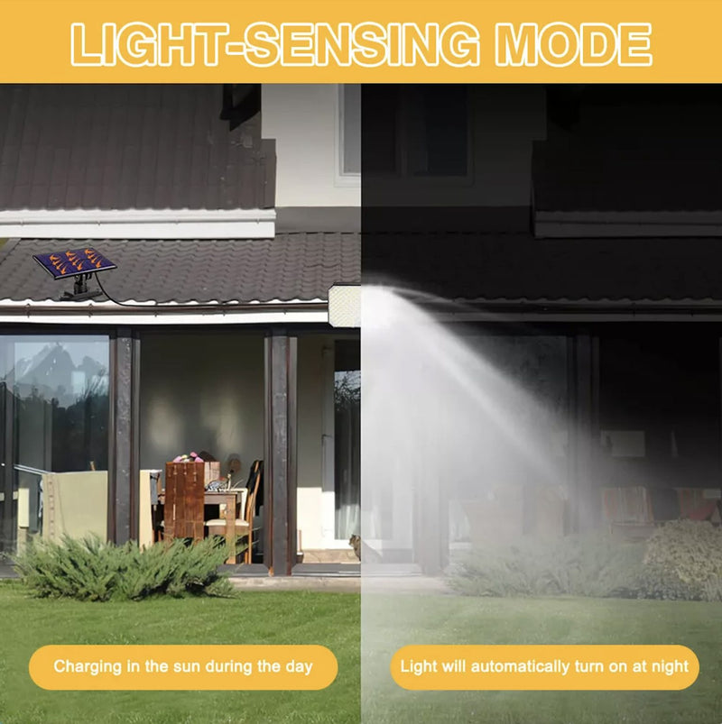 190 LED Solar Flood Light Motion Sensor