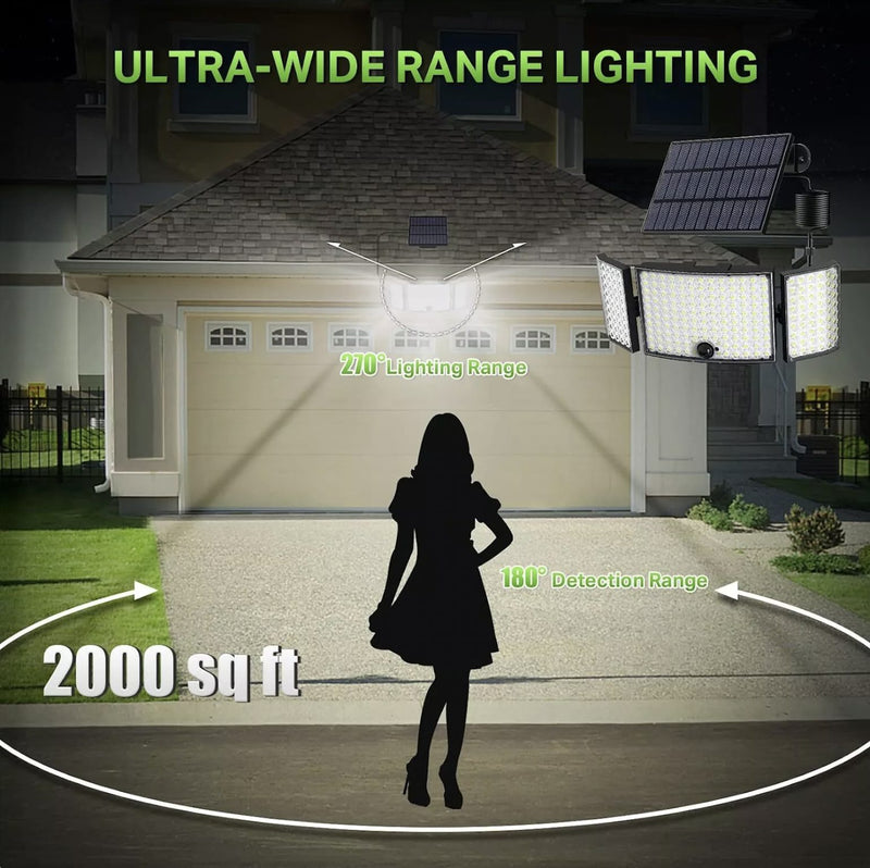 234 LED Solar Flood Light Motion Sensor