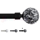 Window Curtain Rods  Extendable Adjustable 2 Sizes