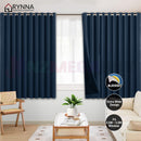 Extra Wide blockout curtain fit Window 2.5 - 3.5M Navy Blue 3 Sizes