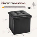 Storage Ottoman, Stable & Sturdy, Foldable Space Saver, Soft Sofa Sponge