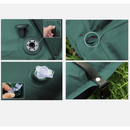nzmegabuy green self-inflating camping mattress showing the quick-flow valve, air cap, and secure strap details.
