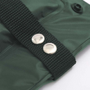 nzmegabuy green self-inflating camping mattress featuring a secure strap with metal snap buttons and a valve