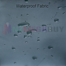 nzmegabuy green water-resistant polyester fabric of a camping mattress with water droplets on the surface
