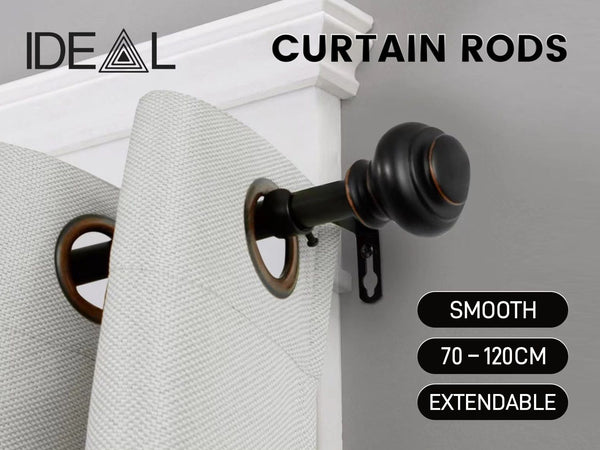 Window Curtain Rods  Extendable Adjustable * 2 Sizes