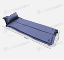 Self Inflating Mattress Camping Hiking Airbed Mat Sleeping with Pillow BLUE