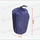 nzmegabuy blue self-inflating camping mattress packed in a drawstring storage bag for travel