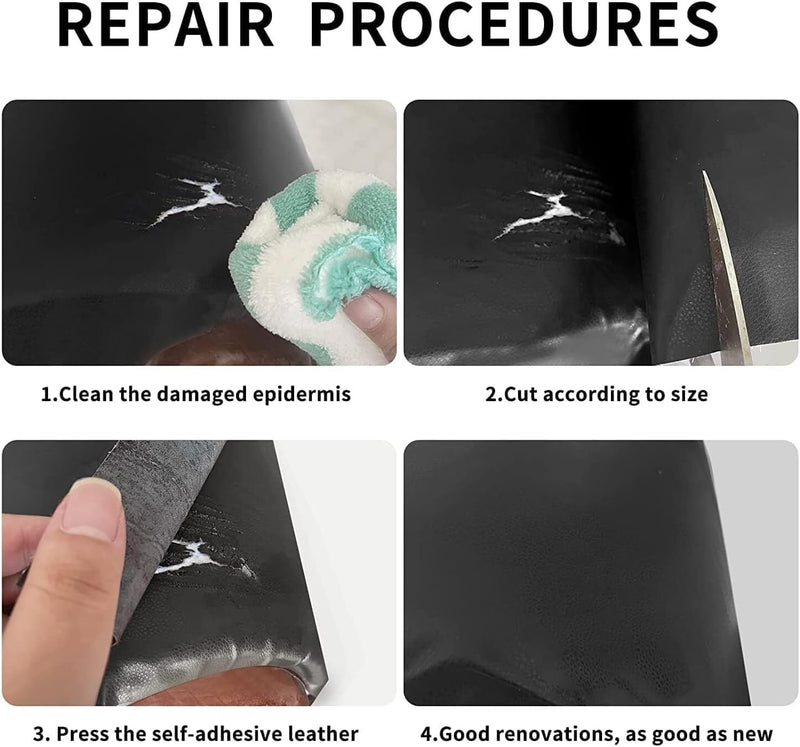 Self Adhesive Leather Repair Patch  * 2 Sizes & 2 Colors