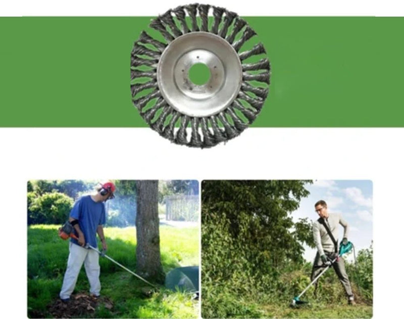 8 Inch Steel Wire Brush Cutter Trimmer Head Sets In Stock Deal