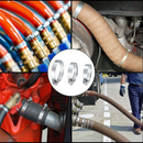 nzmegabuy stainless steel hose clamp kit showing various sizes used on automotive fuel, air, and water pipe lines