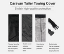 Caravan Drawbar Tow Hitch Cover Camper Trailer With Buckles