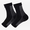 nzmegabuy black compression arch support socks with breathable knit pattern for plantar fasciitis relief