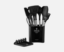 13PCS Silicone Kitchen Utensil Set Stainless Steel Handle Non-Stick Cooking Tool