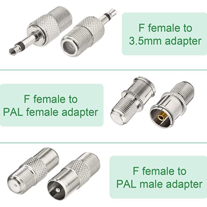 FM Telescopic Antenna 75 Ohm Radio Tuner Reception