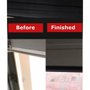 nzmegabuy garage door bottom seal showing before and after installation to block gaps and weather elements