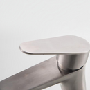 nzmegabuy single handle bathroom basin mixer tap in a modern brushed nickel finish with a sleek metal design