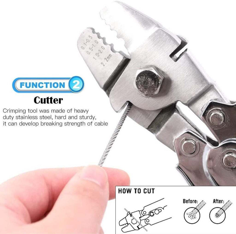 Wire Rope Crimping Tool Set