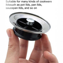 nzmegabuy heat-resistant bakelite pot lid knob with stainless steel washer and screw for cookware replacement