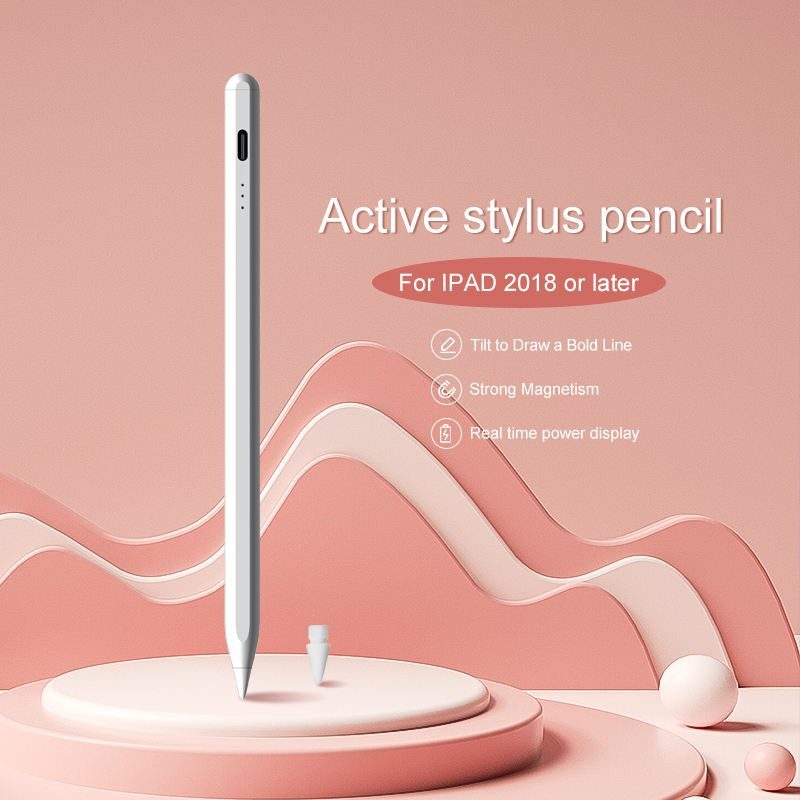 Active Stylus Pen for iPad with Palm Rejection iPad Pencil Extra Tip Compatible