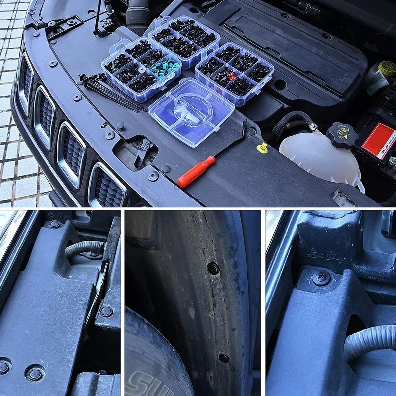 635pcs Car Trim Body Clips Kit Fastener