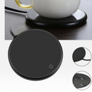 nzmegabuy black USB coffee mug warmer with three heat settings and one-touch control on a desk