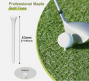 Wood Wooden Golf Tees 83mm  x 100pc