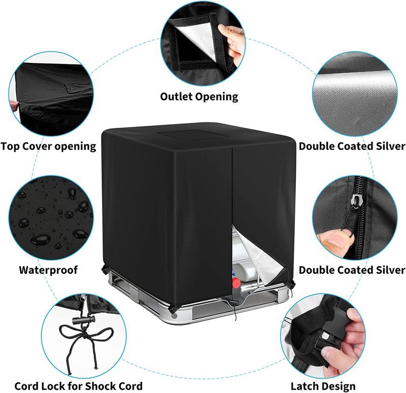 1000 Liters IBC Water Tank Cover