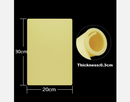 5pcs Tattoo Practice Fake Skin 20x30cm Silicone Double Sided 3mm Thick Reusable