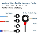 nzmegabuy 76-piece automotive terminal pin removal tool set with stainless steel pins and ergonomic O-ring handles