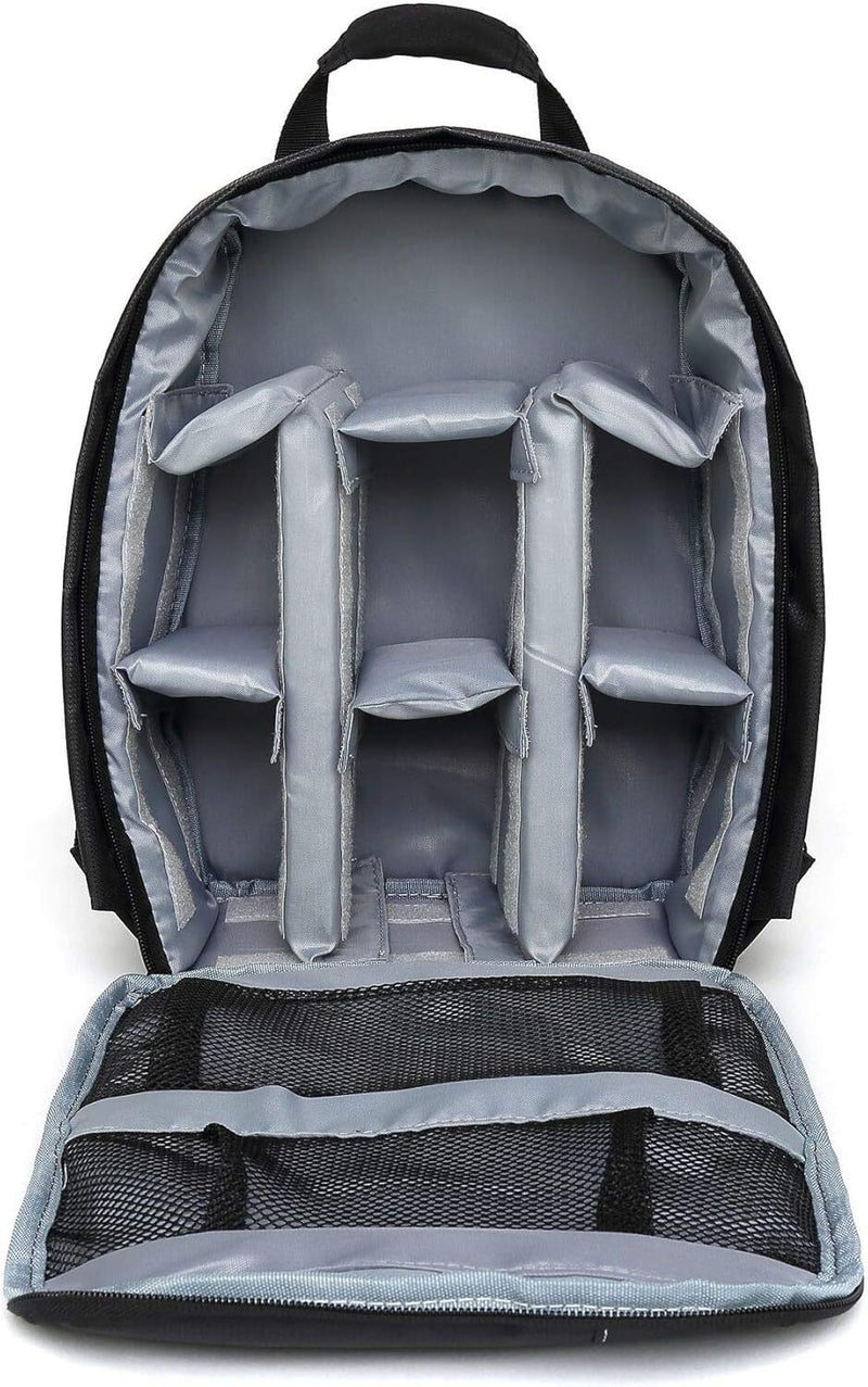 Waterproof Camera Backpack Soft Case Bag Rucksack For Canon Nikon Sony DSLR* 3 Colors