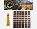 48PCS Patches Bicycle Motor Bike Tyre Tire Inner Tube Puncture Repair Kit