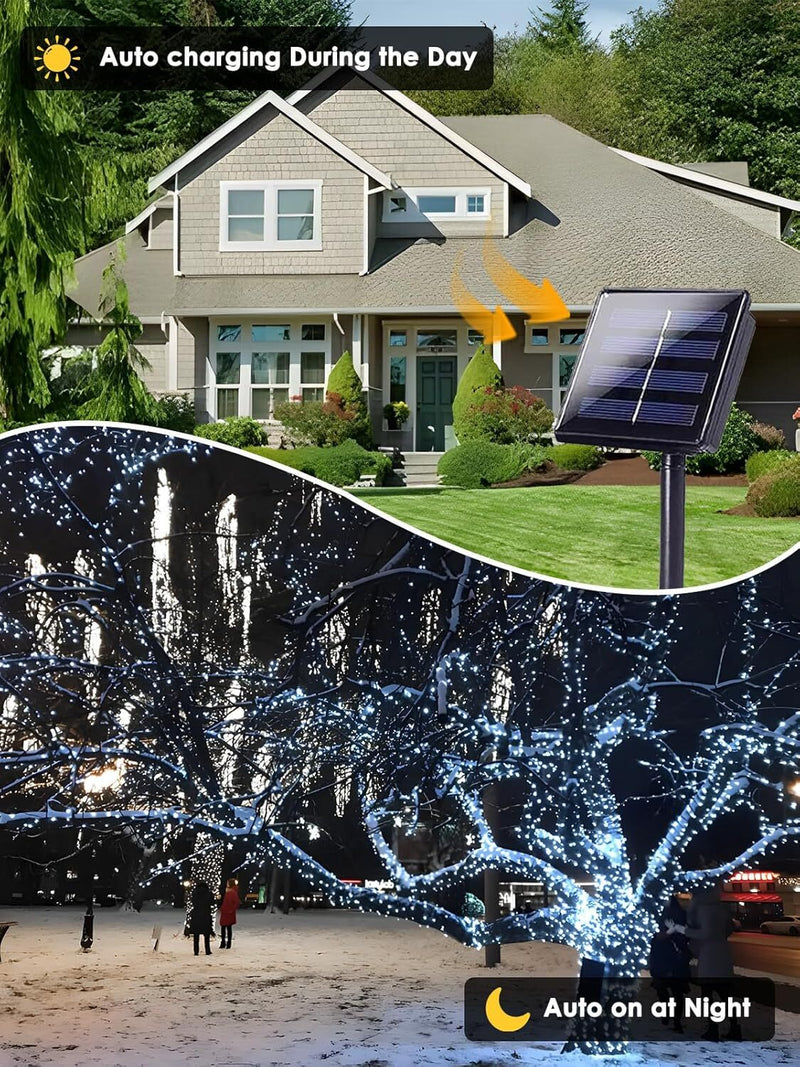 Solar Fairy String Lights 100LED 12Meter