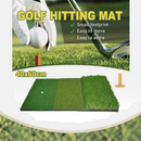 nzmegabuy 3-in-1 golf practice mat with three grass textures for driving, chipping, and putting, 40x60cm size.