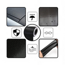 nzmegabuy 5D gloss black carbon fibre vinyl wrap roll with air release technology and water-resistant texture