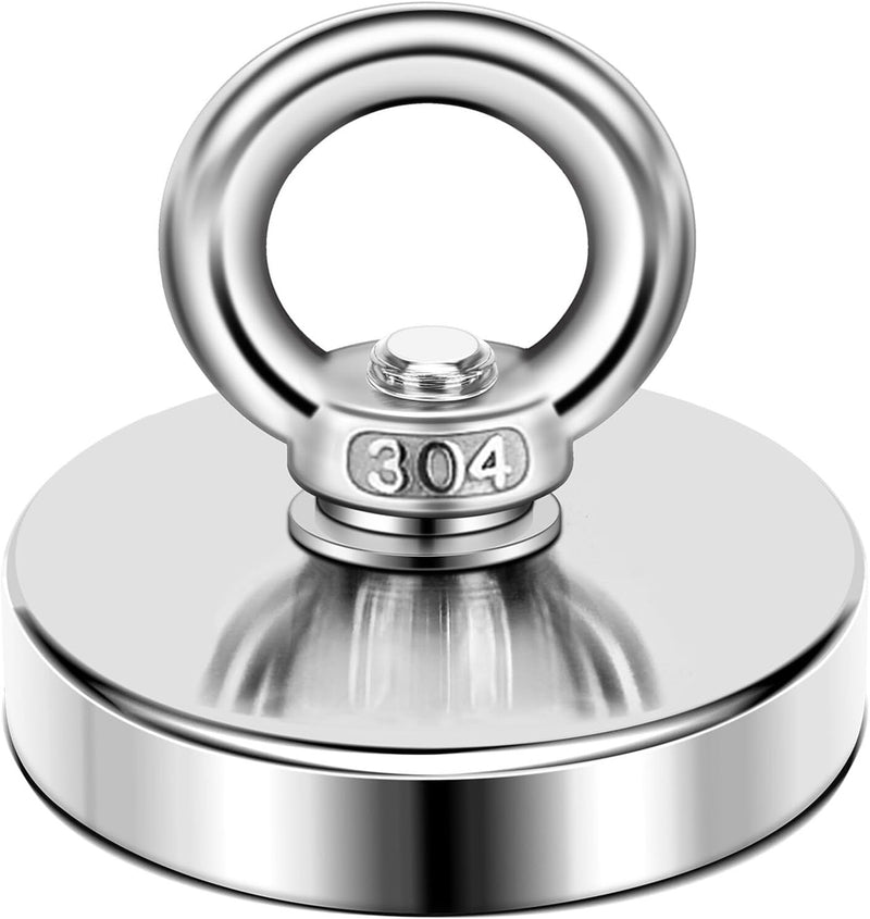 Salvage Magnet Recovery Neodymium Strong Magnetic Hook Treasure Hunting Fishing *3 Sizes