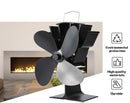 Heat Powered Fireplace Stove Fan